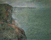 Claude Monet The Sea Seen from the Cliffs oil painting on canvas